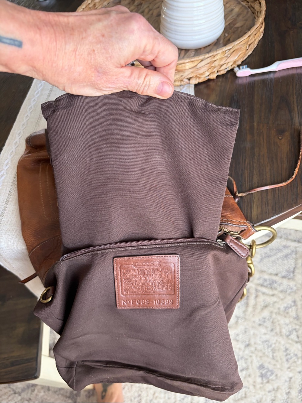 Vintage Coach Chelsea Laced Hobo Shoulder Bag - Picture 7 of 16